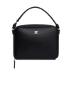 Courrèges Mirror Chained Cloud Bag In Black