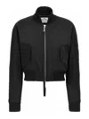 Courrèges Scuba Bomber Jacket Casual Jackets And Parka Black