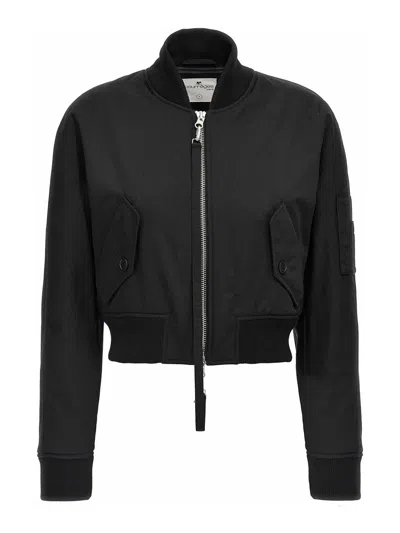 COURRÈGES CHAQUETA BOMBER - NEGRO