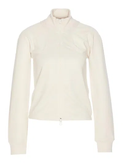 Courrèges Scuba Tracksuit Interlock Jacket In Neutral