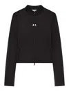 Courrèges Biker Tracksuit Interlock Jacket Clothing In Black