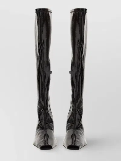 Courrèges Charm Block Heel Knee-high Boots