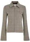 COURRÈGES COURRÈGES CHECKED WOOL-BLEND JACKET