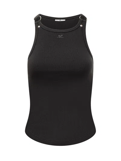 Courrèges Courreges Chic Top With Modern Fit In Black