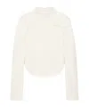 Courrèges Circle Asymmetrical Jacket In Neutral
