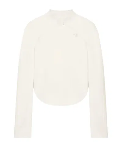 Courrèges Circle Asymmetrical Jacket In Neutral