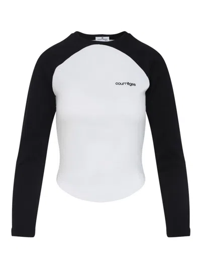 COURRÈGES CAMISETA - NEGRO