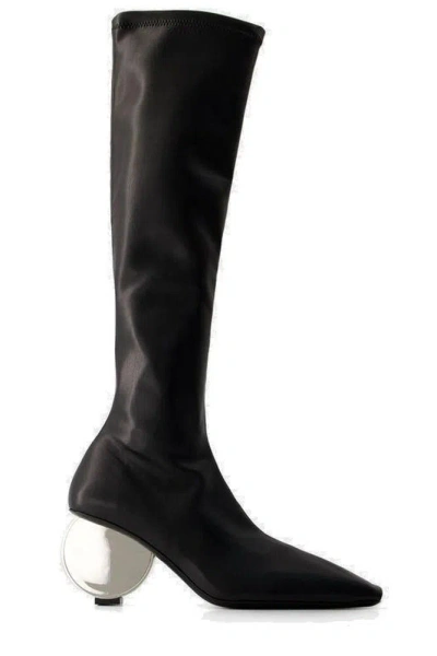 Courrèges Women's Circle Boots In Black