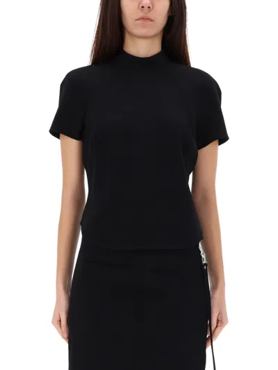 Courrèges Circle Heritage Blouse In Black