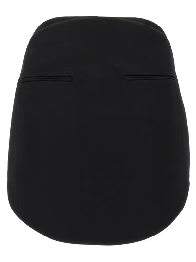 COURRÈGES COURREGES 'CIRCLE SATIN' SKIRT