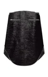 Courrèges Courreges Black Cotton Blend Skirt In Black