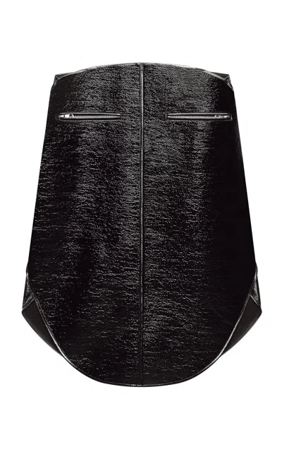 COURRÈGES CIRCLE VINYL SKIRT