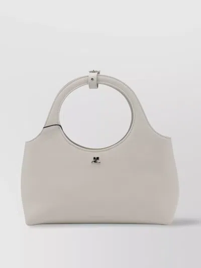 Courrèges Circular Handle Shoulder Bag