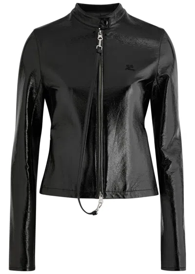 COURRÈGES COURRÈGES CITY CRINKLED VINYL JACKET