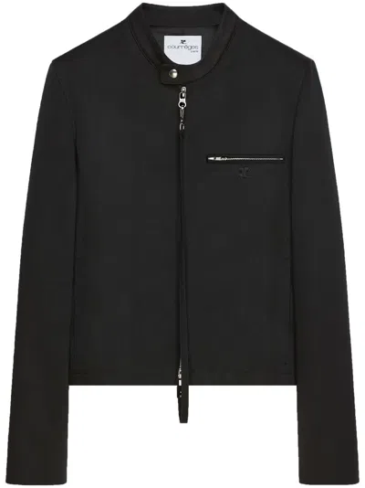 Courrèges City Jacke In Schwarz