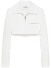 Courrèges Courreges Cocoon Sweatshirt In Weiss