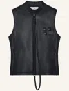Courrèges City Shadow Vest In ブラック