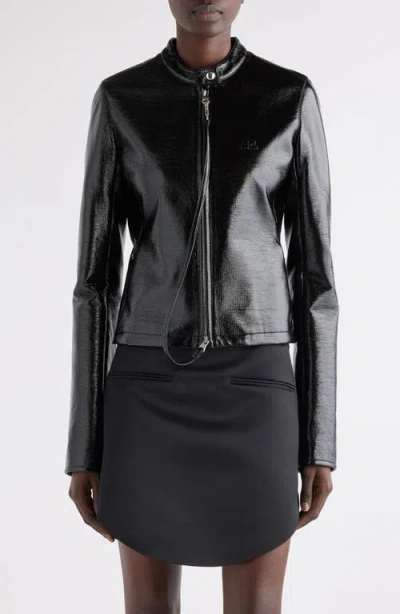 COURRÈGES COURRÈGES CITY VINYL BIKER JACKET