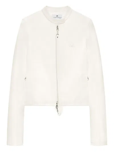 Courrèges City Zip-front Cropped Jacket