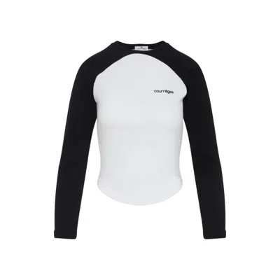 Courrèges Classic White Casual T-shirt
