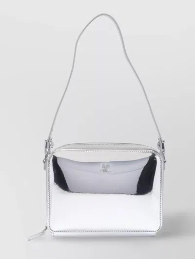 COURRÈGES CLOUD BAG METALLIC REMOVABLE CHAIN