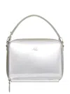 Courrèges Cloud Logo-plaque Shoulder Bag In Gray