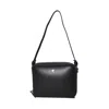 Courrèges Cloud Chained Handbag In Black Leather In Black
