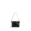 Courrèges Cloud Chained Naplack Purse - Leather - Black In Black