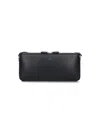 Courrèges Cloud Reflex Leather Baguette Bag In Black