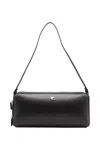 Courrèges Rectangular Shoulder Bag Adjustable Strap In Black