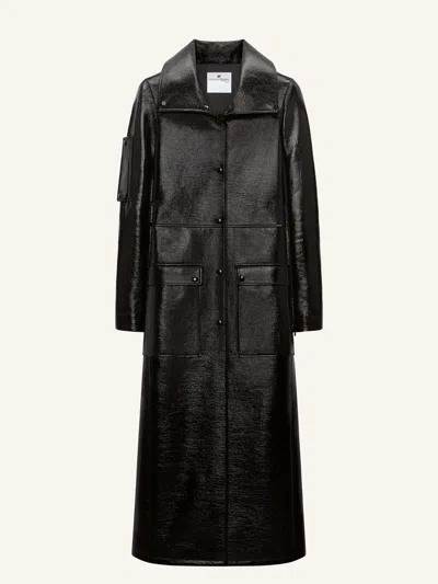 Courrèges Courregès Coat In Black