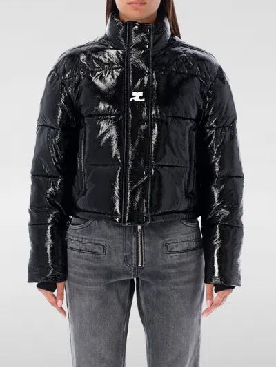 COURRÈGES JACKET COURRÈGES WOMAN COLOR BLACK,F88067002