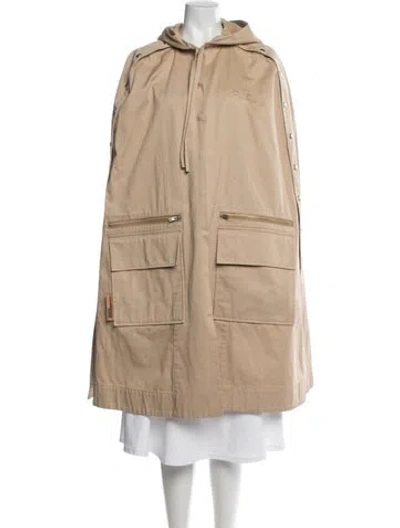 Pre-owned Courrèges Coat In Neutral