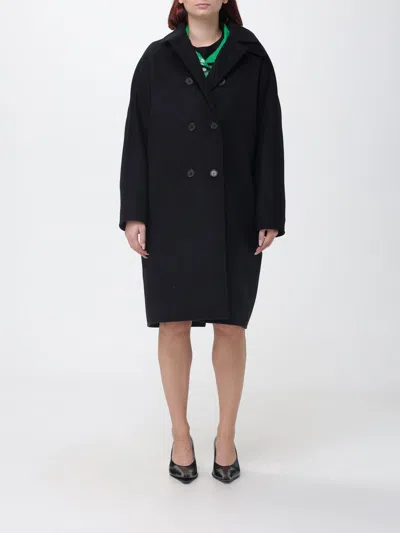 Courrèges Coat Woman Color Black