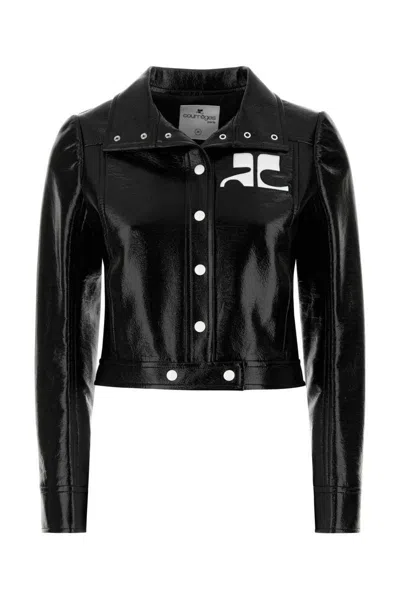 Courrèges Jackets And Vests In Black