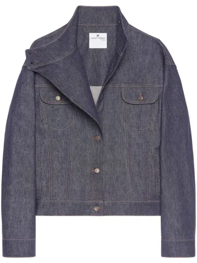 COURRÈGES COURRÈGES DENIM JACKET WITH POCKETS