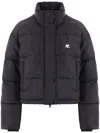 Courrèges Ac Nylon Puffer Jacket In Blue