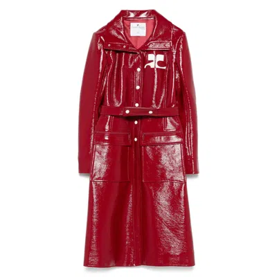 COURRÈGES COATS RED