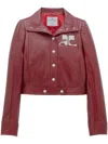 Courrèges Courreges Women Red Vinyl Jacket In Red