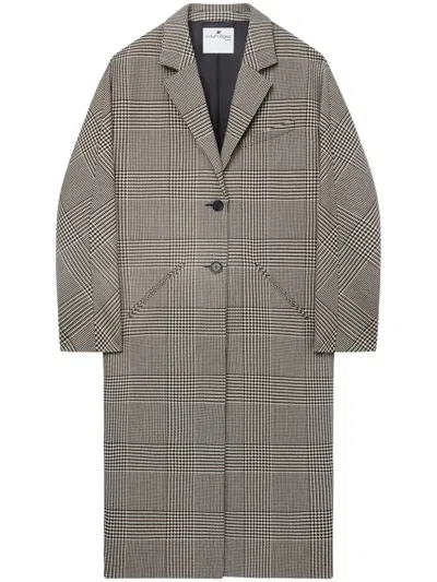 COURRÈGES COCOON CHECKED COAT