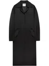 Courrèges Cocoon Coat In Schwarz
