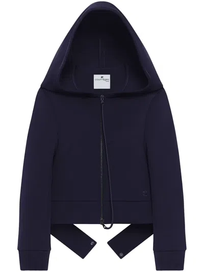 Courrèges Cocoon Jacket In Blue