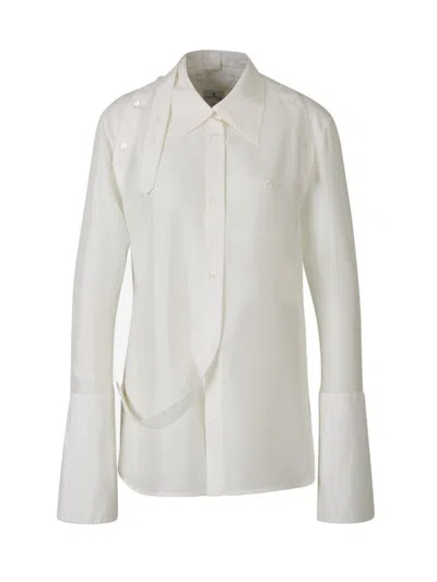 Courrèges Collared Long In White