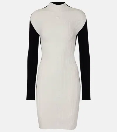 COURRÈGES COURRÈGES COLORBLOCKED MINIDRESS