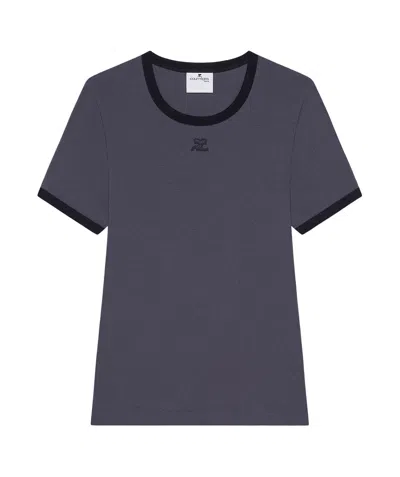 COURRÈGES COURRÈGES HERITAGE CREWNECK T-SHIRT