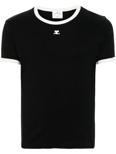 COURRÈGES CONTRAST 棉T恤