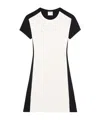 Courrèges Mini Contrast Frame Dress In White