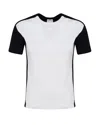Courrèges Contrast Frame T-shirt In Cotton In White, Black