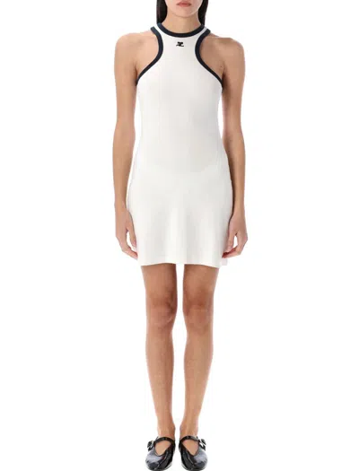 COURRÈGES COURRÈGES CONTRAST MINI DRESS