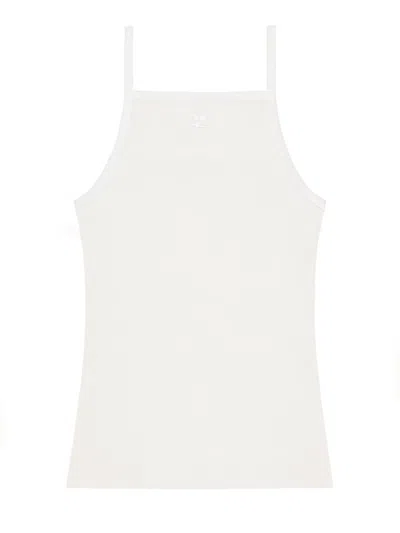Courrèges Contrasting Tank Top In Multi